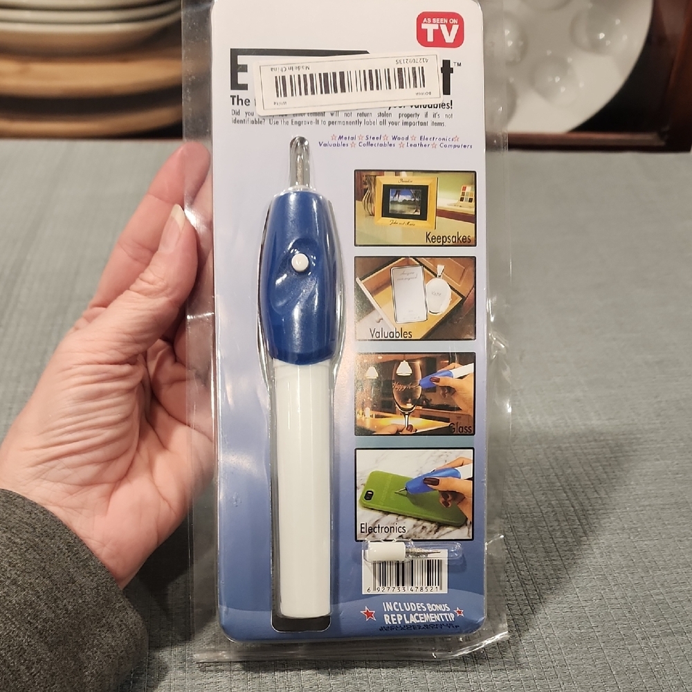 ASOTV Blue and White Engraving Pen